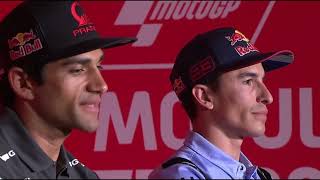 MotoGP Assen TT pre race both press conferences [upl. by Melvyn]