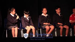 Year 5SLs Growth Mindset Assembly  St Stephens International School [upl. by Aiderfla]