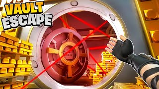 BANK ESCAPE ROOM 🏦 All Levels Fortnite [upl. by Nero]