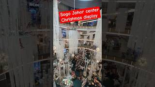 Sogo Johor white Christmas decorations christmas christian decoration satisfying [upl. by Ynneh902]