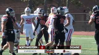 Football Northwestern College  Doane  102222 [upl. by Gratia]