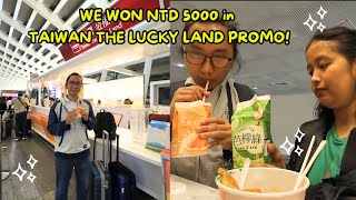 Ximending Taiwan WE WON NTD 5000 in Taiwan the Lucky Land  Mary amp Jason [upl. by Aerbua129]