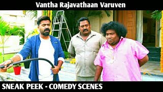 Vantha Rajavathaan Varuven Movie Scene  Simbu Mass Fight Scene  Simbu  Megha Akash  Sundar C [upl. by Ardnassak]