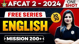 AFCAT 2 2024 English One Shot  AFCAT Prithvi 20 2024 [upl. by Bobinette]