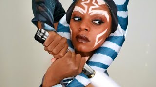 DeJediing Myself Ahsoka Halloween Makeup Removal [upl. by Justin]