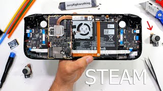 Steam Deck Teardown  Theres a secret inside the track pad [upl. by Oflunra767]