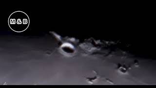 Moon Video Last Night With Telescope  4K [upl. by Akkahs]