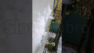 Snowballs in Slowmotion  Part 4  Slowmobro  slowmotion slowmotion snow snowball [upl. by Scornik]