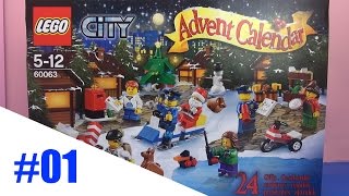 Lego City Adventskalender 2014  Türchen 1 mit tollen Lego Überraschungen [upl. by Lindberg]