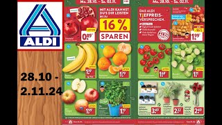 ALDI Nord Prospekt Angebote der Woche vom 2810  021124  Die besten Schnäppchen der Woche [upl. by Itsirc]