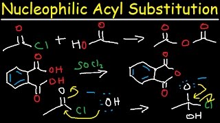 Nucleophilic Acyl Substitution Reaction Mechanism  Carboxylic Acid Derivatives Organic Chemistry [upl. by Atinuahs]