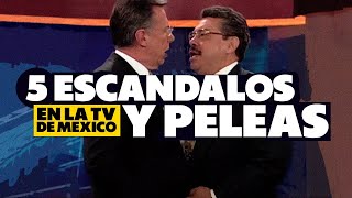 5 ESCÁNDALOS Y PELEAS EN PROGRAMAS TV EN MÉXICO ¡EN VIVO [upl. by Anelrats435]