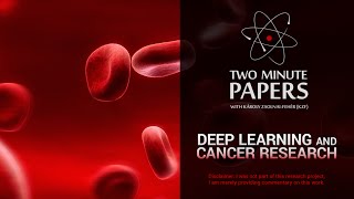 Deep Learning and Cancer Research  Two Minute Papers 64 [upl. by Bertine]