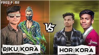 HOR KORA VS DIKU KORA  CUSTOM CHALLENGE👿  2VS2 NEW SANTHALI FREE FIRE VIDEOSTGAMING418 [upl. by Airlee]