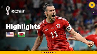 Bale to the rescue as Wales return  United States v Wales highlights  FIFA World Cup Qatar 2022 [upl. by Oiluig]