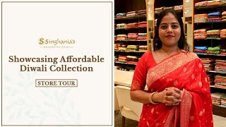 The best collection of Affordable Sarees  Store Tour2  SINGHANIAS [upl. by Devinna]