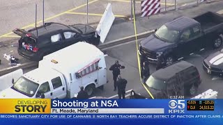 3 Injured In Shooting Outside NSA Headquarters [upl. by Ahsitram205]