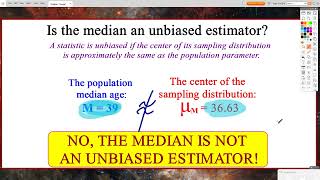 AP Statistics Chapter 7 Video 2  Biased vs Unbiased Estimators [upl. by Gensmer247]