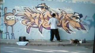 Montreal Wall  Live Painting Graffiti Jam [upl. by Jaine986]