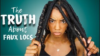 THE TRUTH ABOUT FAUX LOCS [upl. by Oicirbaf]