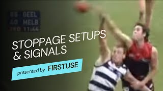 AFL Ruck Stoppage Signals [upl. by Otrebile]