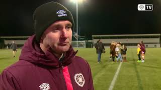 Gavin Beith  PostMatch Interview  Hearts v Edinburgh Caledonia [upl. by Witha]