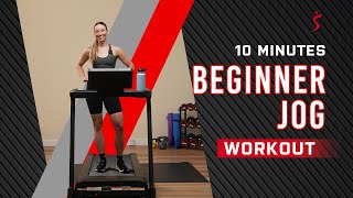 10 Min Quick BEGINNER TREADMILL JOG Workout [upl. by Ita]