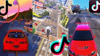 FUGA DE LA POLICÍA EN GTA 5 tiktok compilation [upl. by Auj431]