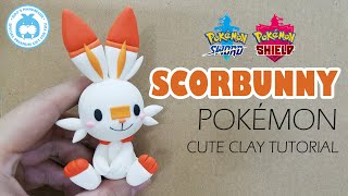 EP47 HOW TO SCULPT SCORBUNNY POKÉMON GEN8 FROM CLAY  Pokémon Clay Tutorial [upl. by Lowell]