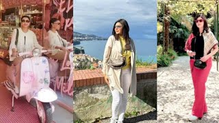 Nida yasir Shares Cute Clicks From Trip To Italy  Showbiz Industry [upl. by Ximenes]