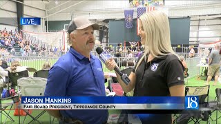 Live interview from the Tippecanoe County Fair Jason Hankins [upl. by Laucsap9]