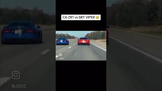 Dodge viper vs corvette zr1 — both cars top tier 🔥 trending explore racing chevy dodge c6 [upl. by Dyun]