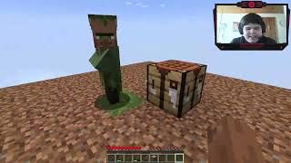 Oneblock en Minecraft Primer Gameplay de Minecraft [upl. by Stacey252]