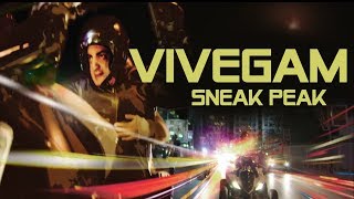 Vivegam Sneak peak  Bike chase scene [upl. by Schmitt]