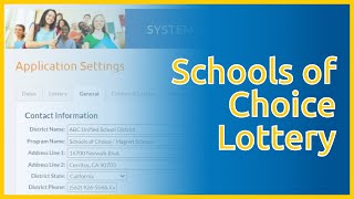 Schools of Choice Lottery Recorded Live [upl. by Yenittirb49]