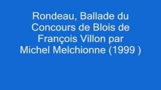 Villon  par Michel Melchionne [upl. by Dabney]