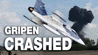 Thailand Gripen Fighter Crash [upl. by Quartus]