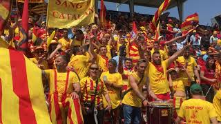 Finale de pro D2  supporters de lUSAP dans le stade [upl. by Oramlub]