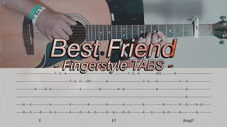 Rex Orange County Bestfriend  Fingerstyle TABS  Daniel Lavapiez [upl. by Abell399]