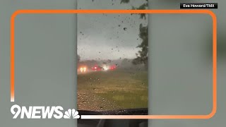 Tennessee Couple waits out tornado in car [upl. by Xonel]