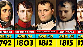 Napoleon Bonaparte Transformation From 15 to 51 Year Old [upl. by Ardnuahs]