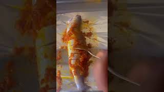 How I grilled my croaker fishthe foil nearly disgraced me😂🤣🤣 grilledfishrecipegrilledfishchef [upl. by Blase]