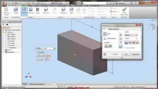 Inventor Grundlagen Tutorial Einführung und Extrusion wwwcadschulecom [upl. by Janot]