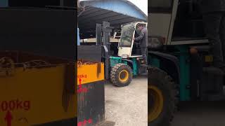 4wd forklift вилочныйпогрузчик qualityforklifts offroadforkliftmanufacturers forklift [upl. by Ellord532]