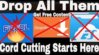 Drop Downloader Fire DL and ES File Explorer The Ultimate Cord Cutter APP Cord cutters start here [upl. by Ullyot]