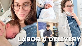 LABOR AND DELIVERY  positive birth vlog  first baby [upl. by Ditter306]