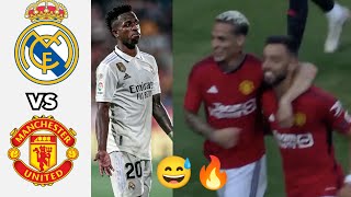 Manchester United vs Real Madrid preseason friendly match 🔥 Man United Vs Real Madrid Onana debut [upl. by Halihs94]