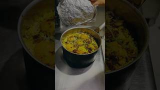 Dum biryani process…👨🏻‍🍳comedy food ytshorts cooking viralvideo trending [upl. by Elora]