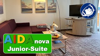 AIDAnova Junior Suite 11010 Kabinenvideo [upl. by Darrill]