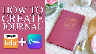 How to Create A Journal Using Canva Templates for Amazon KDP amazon kdp publishing journal [upl. by Wernsman]